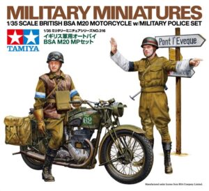 Tamiya British BSA M20 Motorcycle Military Police 1/35 35316