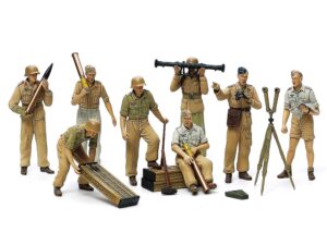 Tamiya German Africa Corps Luftwaffe Artillery crew 1/35 35343