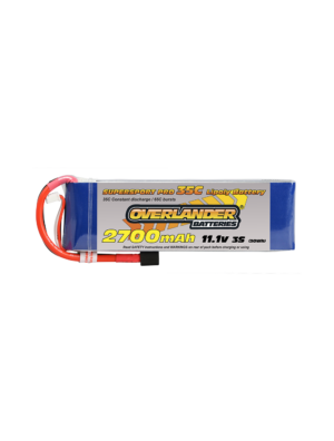 Overlander 2700MAH 11.1V 3S 35C SUPERSPORT PRO LIPO BATTERY