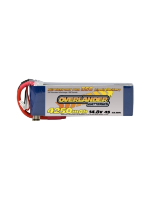 Overlander 4250MAH 14.8V 4S 35C SUPERSPORT PRO LIPO BATTERY