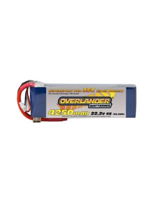Overlander 4250mAh 6S 22.2v 35C LiPo Battery