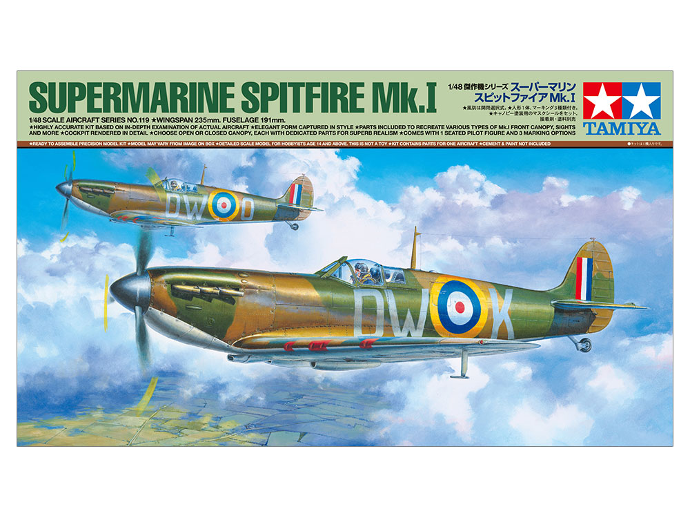 Tamiya Spitfire MK1 1/48 61119