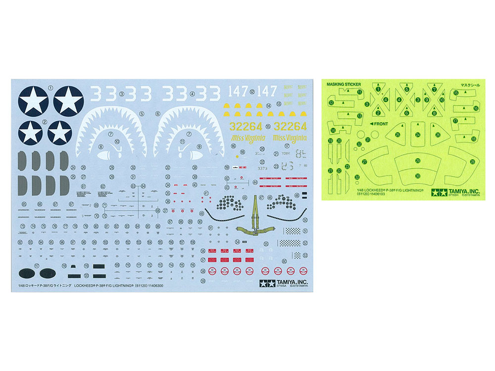 Tamiya P-38 F/G Lightning 1/48 61120