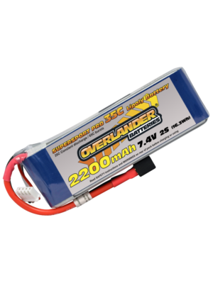 Overlander Supersport 2200 2S 7.4v 35C LiPo Battery