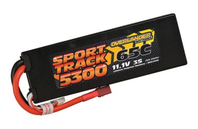 Overlander 5300mAh 3S 11.1v 65C LiPo Battery in Hard Case - Overlander Sport Track with XT90