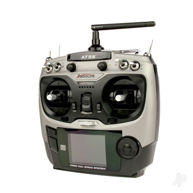 Radiolink AT9S 2.4GHz 10-Channel Transmitter with Receiver (Silver)