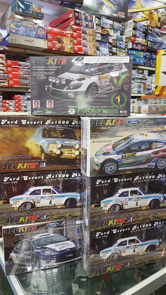 Now stocking the fabulous Belkits 1/24 Rally Cars