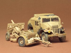 Tamiya British 25 Pndr Gun/Quad 1/35 35044