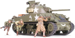 Tamiya M4A3 Sherman w/75mm Gun & 3 figs. 1/35 35250