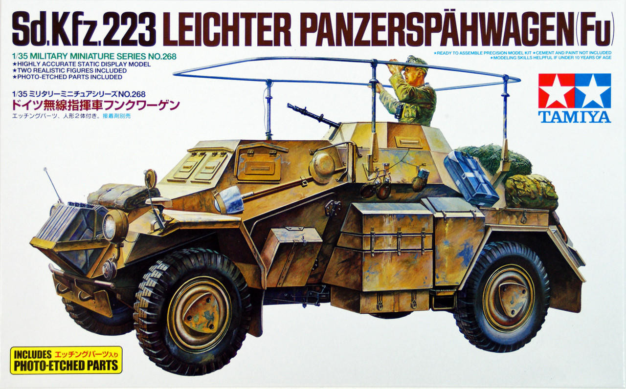 TAMIYA GERMAN SD.KFZ.223 PANZERSPAHWAGEN 1/35 35268