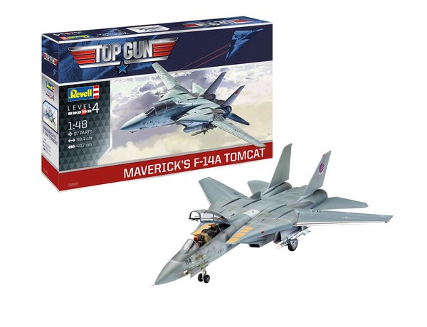 Revell Mavericks F14A Tomcat Model Kit 1/48 03865