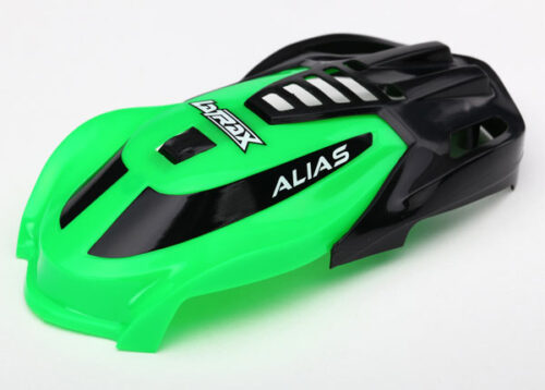 Traxxas LaTrax Canopy, Alias, Green  screw