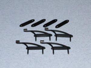 Radioactive Control Horn for 2.0mm CF Rod (Pk4)