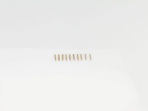 Radioactive 2 Hole Stanchion, Brass 6mm (Pk10)