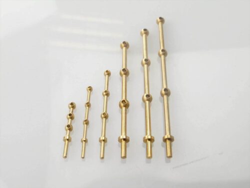 3 Hole Stanchion, Brass 25mm (Pk10)