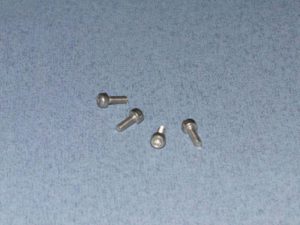 Radioactive SS Socket Head screw M3 8mm Pk4