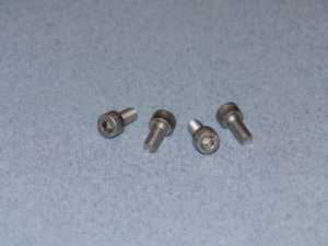 Radioactive SS Socket Head screw M5 10mm Pk4