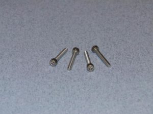 Radioactive SS Socket Head screw M3 20mm Pk4