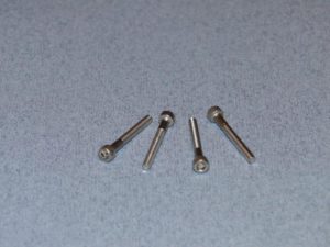 Radioactive SS Socket Head screw M3 25mm Pk4
