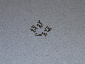 Radioactive SS Pozi Pan Head screw M2.5 8mm Pk8