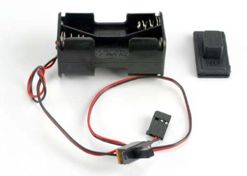 Traxxas Battery holder with switch  and rubber cover