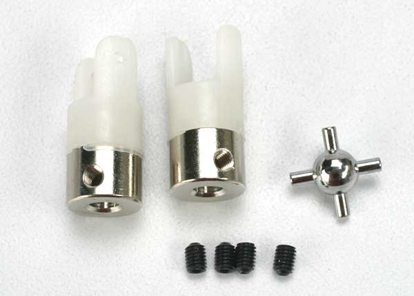 Traxxas U- joints (2)  3mm set screw (4)