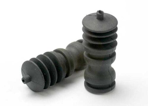 Traxxas Boots, pushrod (2) (rubber, for steering rods)
