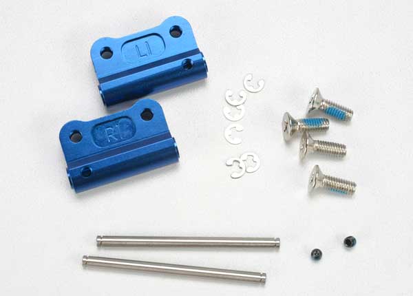 Traxxas Mounts suspension arm blue-anodized 6061-T6 aluminumrear
