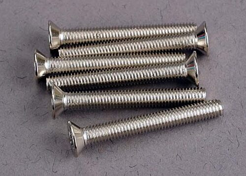 Traxxas screw, 3x2 4mm countersunk machine (6)