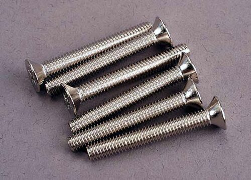 Traxxas screw, 4x30mm countersunk machine (6)