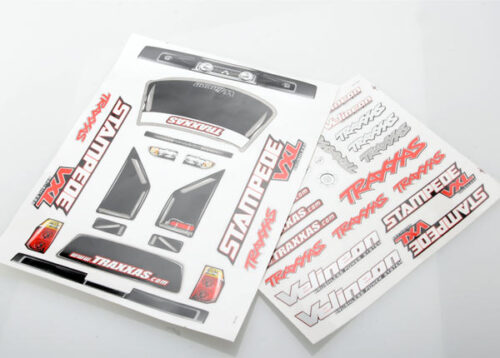 Traxxas Decal sheets, Stampede VXL