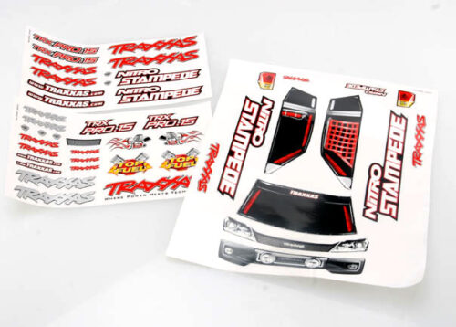 Traxxas Decal sheets, Nitro Stampede