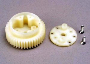 Traxxas Differential gear (45-tooth)  side cover plate & screw
