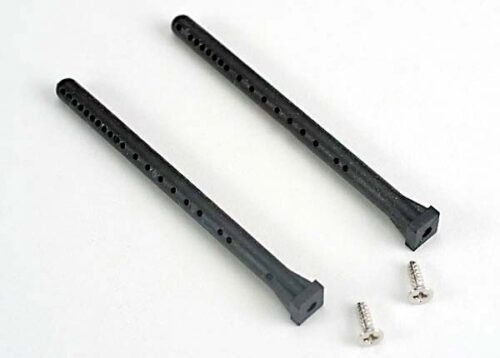 Traxxas Front body mounting posts (2) w  screw