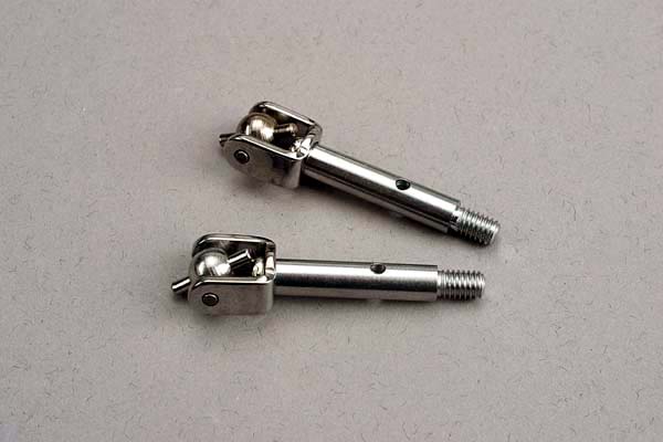 Traxxas Stub axles, rear (2) (assembled with U-joints)