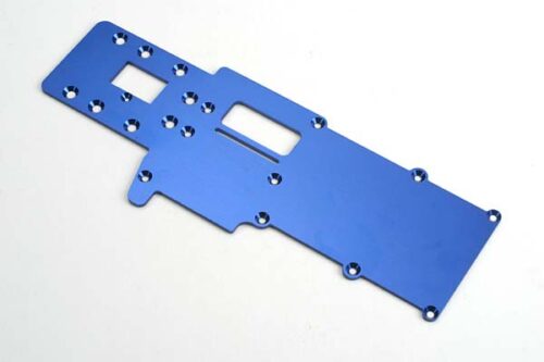 Traxxas Chassis plate, T6 aluminum