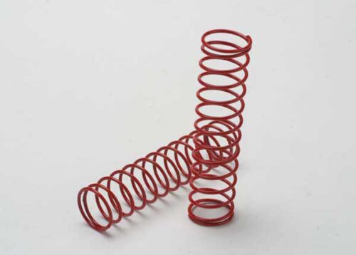 Traxxas Springs, red (for big bore shocks) (2.5 rate) (2)