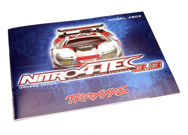 Traxxas Owners manual, Nitro 4-Tec (with TRX 3.3 Racing Engine)