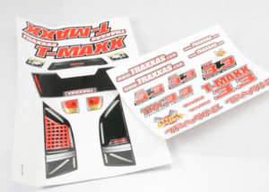 Traxxas Decal sheets, T-Maxx 3.3 (long wheelbase) (model 4908)