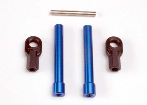 Traxxas Bellcrank posts aluminum 2  steering link threaded rod 3
