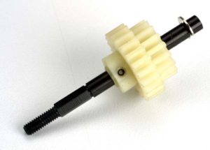 Traxxas Drive gear, two-speed (17 22-teeth)  slipper shaft