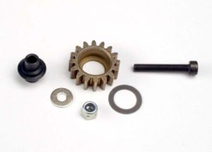 Traxxas Idler gear steel 16-tooth  idler gear shaft  3x8mm flat