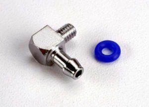 Traxxas Fitting, inlet for pipe pressure (90-degree)(1)