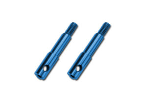 Traxxas Wheel spindles front 7075-T6 aluminum blue-anodized left