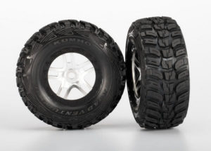 Traxxas Tires & wheels assembled glued S1 ultra-solft off-road