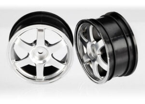 Traxxas Wheels, Volk Racing TE37 (satin chrome chrome) (2)