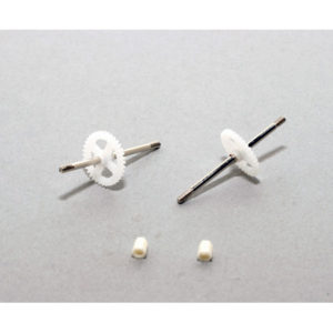 E-Flite Micro 4-Site PoleCat Corsair Propeller Shaft with Gear (2)