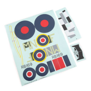 E-Flite Decal Sheet: Spitfire Mk XIV 1.2M EFL8606