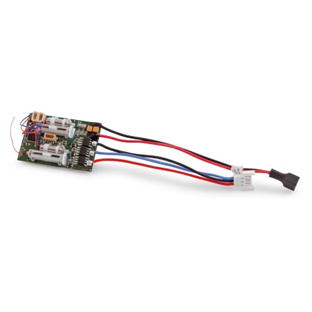 E-Flite DSMX 6 Channel Ultra Micro AS3X RX for Brushless ESC