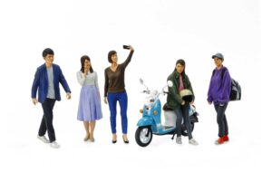 Tamiya Campus Friends II - Figures 1/24 24356